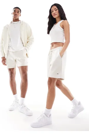 Tommy Hilfiger Unisex jersey shorts in off white