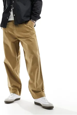 Fred Perry Straight leg twill trouser in beige