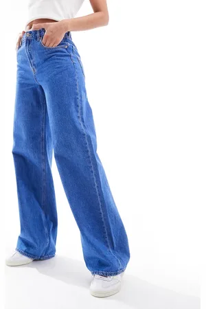 Stradivarius Wide leg jeans in