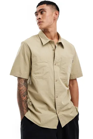 Timberland Ripstop short sleeve shirt in beige