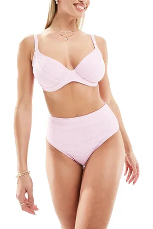 Peek & Beau Peek and Beau Fuller Bust underwire bikini top in crinkle