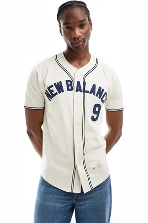 New Balance Sportswear Greatest Hits basketball jersey top in beige