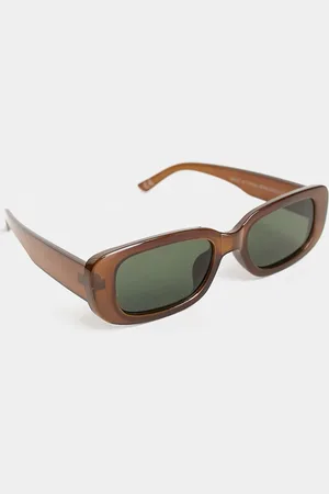 ASOS Mid square sunglasses in crystal