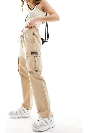 Napapijri Faber cargo tapered trousers in beige