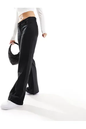 Weekday Tiana linen mix trousers in