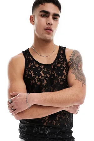ASOS Standard fit scoop vest in lace