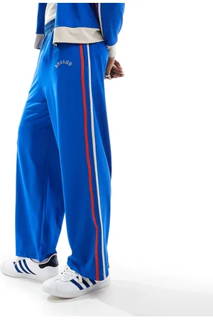 Reclaimed Baggy sport track jogger co-ord with side stripe in