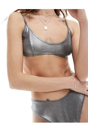 Weekday Shore glitter bikini bottom in
