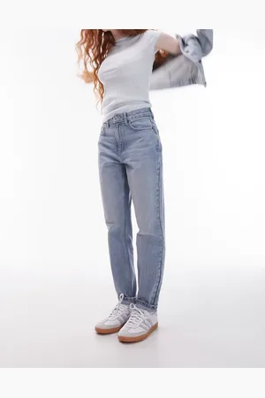 Topshop Original Mom jeans in bleach - LBLUE