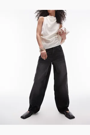 Topshop Cinch back jean in deep