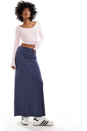 Monki Super soft maxi skirt in