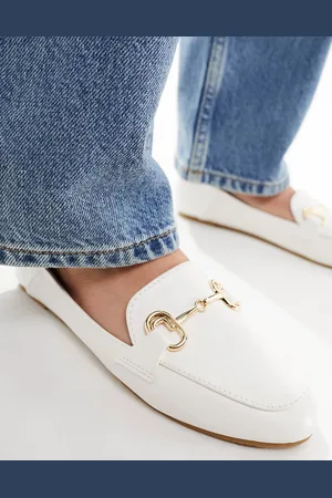 Raid Amiela horsebit loafers in cream
