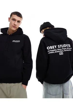 Obey Unisex studios back print hoodie in