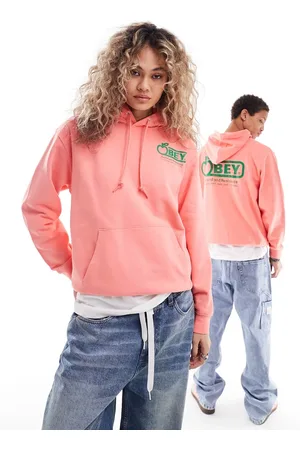 Obey Unisex graphic back hoodie in