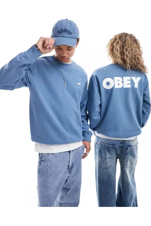 Obey Unisex branded back print sweatshirt in
