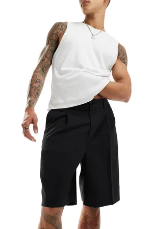 Weekday Uno loose fit tailored shorts in