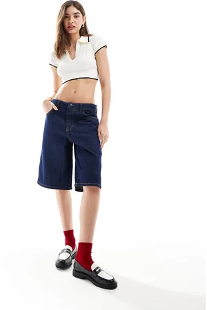 Stradivarius STR denim jort in dark