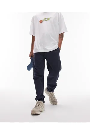 Topman Tapered chino trousers in