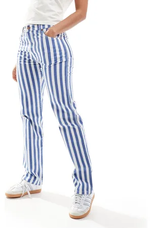 Wrangler Sunset stripe straight fit jeans in