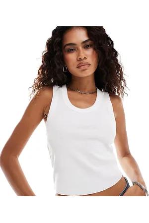 COLLUSION Waffle vest top in