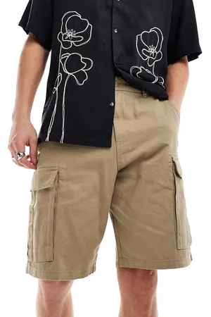 Only & Sons Tailored skate short in stone