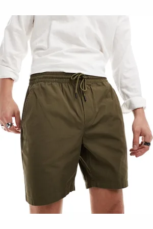Only & Sons Pull on twill short in khaki