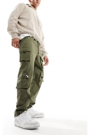 Sixth June Multi cargo trousers in khaki