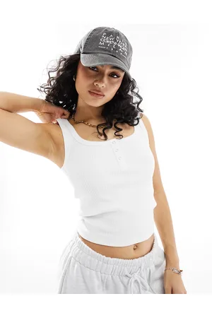 Cotton On Cotton On heley crop vest button front