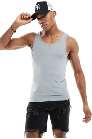 ASOS Scoop neck muscle fit vest in