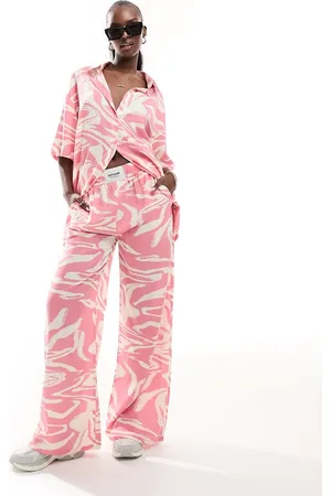 Sixth June Co-ord printed straight leg trousers in