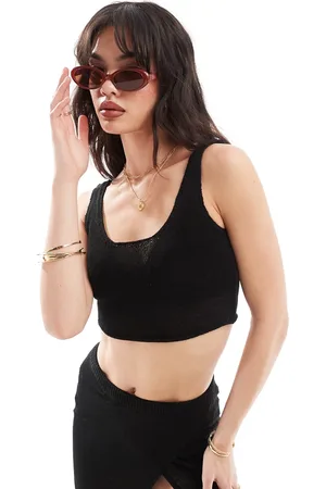 New Look Crochet crop top in