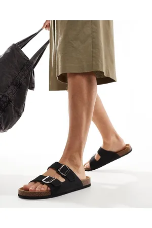 Truffle Collection Double buckle sandals in