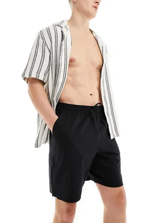 New Look Linen blend shorts in