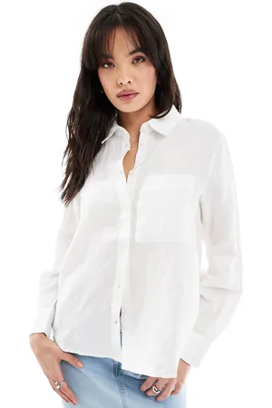 MANGO Linen shirt in