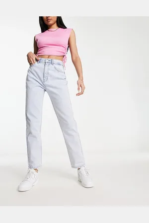 Pull&Bear High waisted mom jeans in light