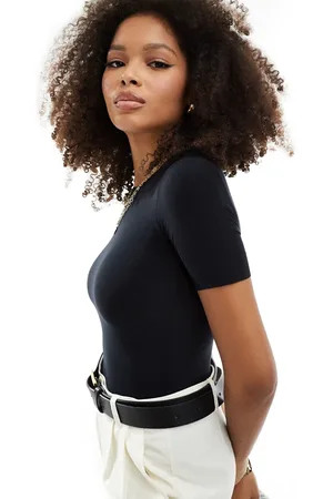 Commando Butter feel short sleeve bodysuit in