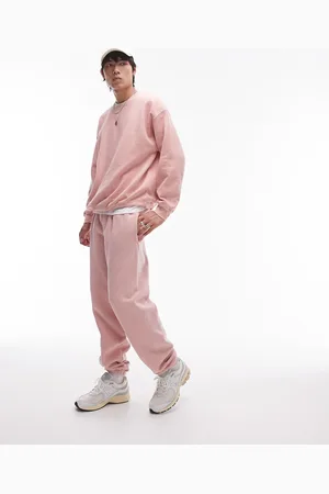 Topman Vintage wash oversized jogger in light