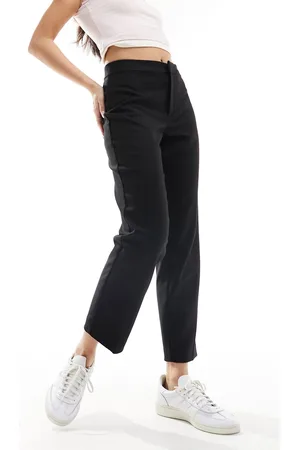 Monki Tailored slim fit cropped ankle length trouser