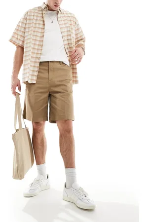 JACK & JONES Baggy fit chino short in tan
