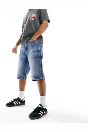 Tommy Hilfiger Skater carpenter shorts in mid wash