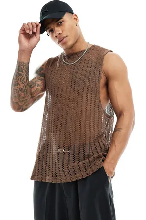 ASOS Relaxed tank in crochet
