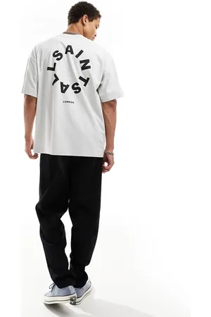 AllSaints Tierra oversized t-shirt in cool