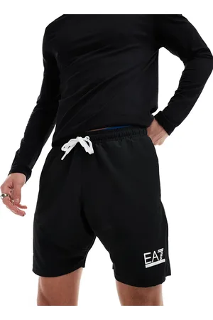 EA7 Armani logo woven shorts in