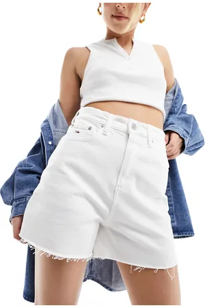 Tommy Hilfiger Ultra high denim mom shorts in wash