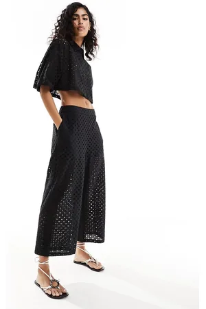 ASOS Broderie culotte in co-ord