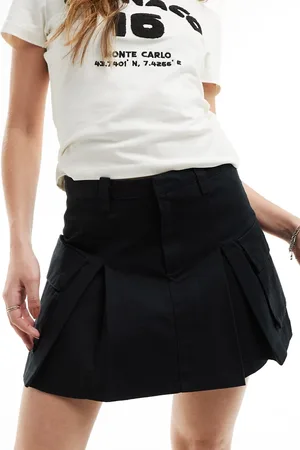 Obey Cargo pocket mini skirt in