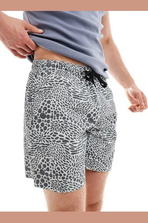 Pull&Bear Mono printed swimshort in