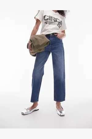 Topshop Cropped Runway jean in mid