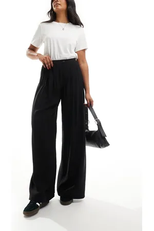 Stradivarius Fluid pleat front trouser in