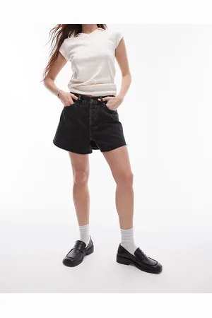 Topshop Denim Lover short in washed